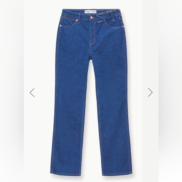 STAUD x Wrangler The Straight Leg Denim - size 26 SOLD OUT EVERYWHERE - Picture 5 of 8